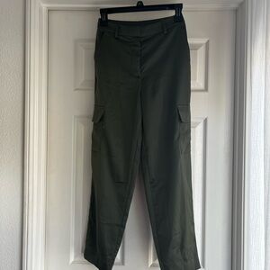 Nicole Miller Olive Green Cargo Pants
